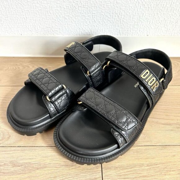 Dior Women’s Monogram Black Sandals